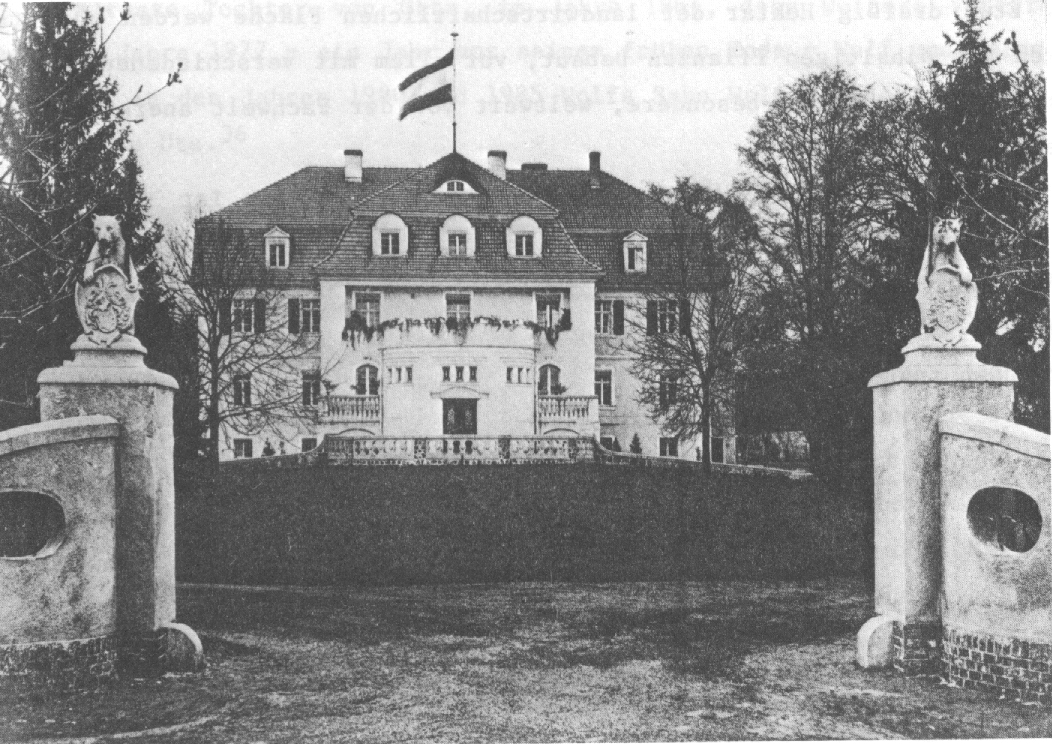 Herrenhaus in Heinzendorf um 1940