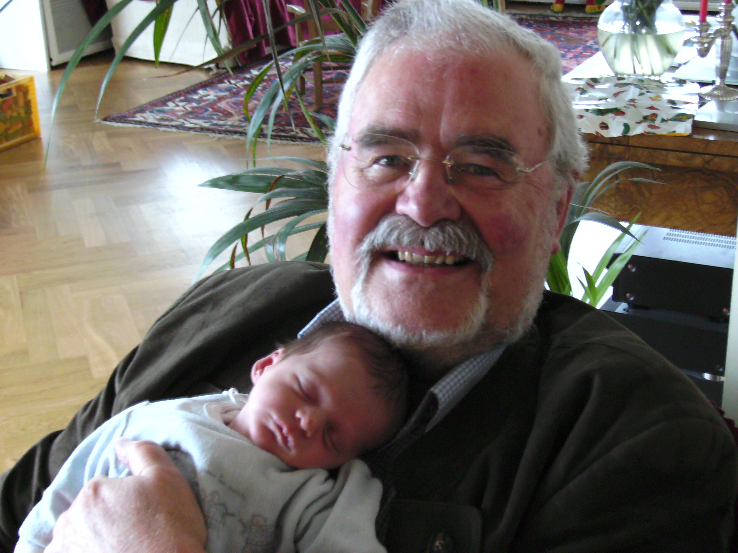 Sebastian v. Bernuth mit Großvater Bernuth